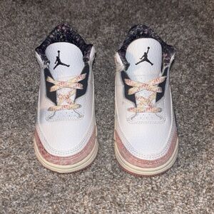 Toddler Jordans 
Size 6.5 
Pink, White, Navy 
Authentic